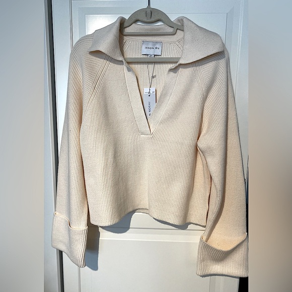 ASOS Sweaters - Jason Wu NWT Knit Ribbed Sweater Long Sleeve Ivory